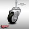 Service Caster 3.5 Inch SS Black Polyurethane Wheel Swivel 10mm Threaded Stem Caster SCC SCC-SSTS20S3514-PPUB-BLK-M1015 - alternate 2